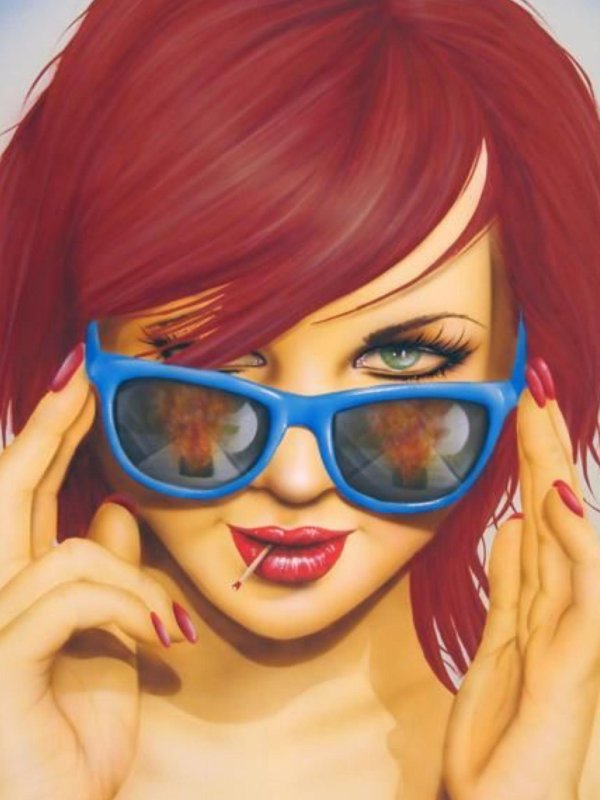 арт рисунки девушек