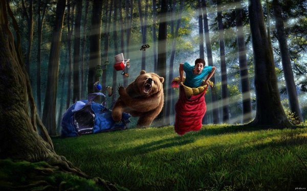 медведь сказочный