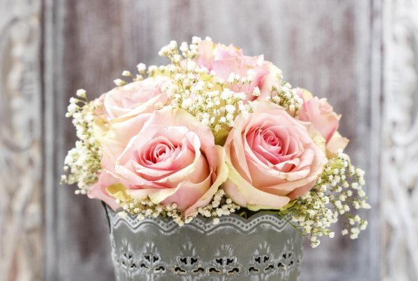 букет нежных роз