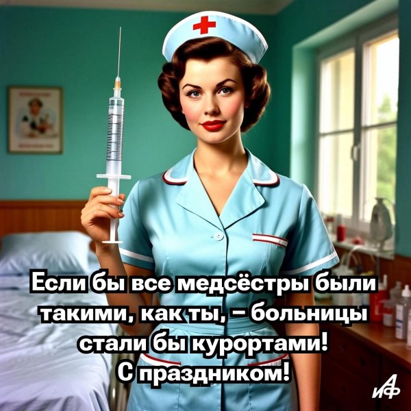красивая медсестра