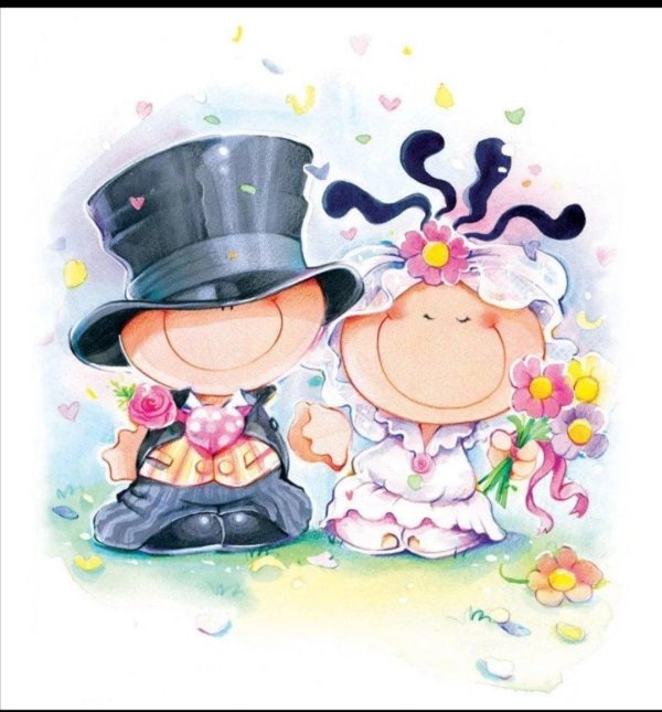 свадебные рисунки смешные