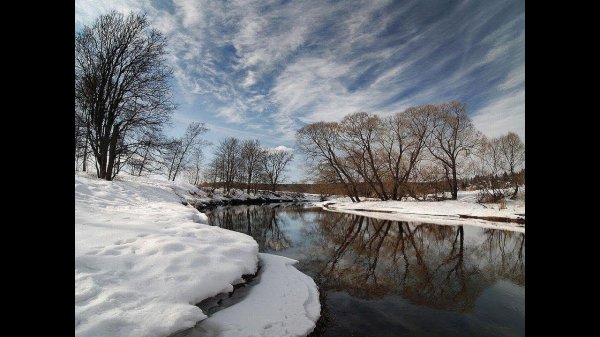 красивые пейзажи ранней весны