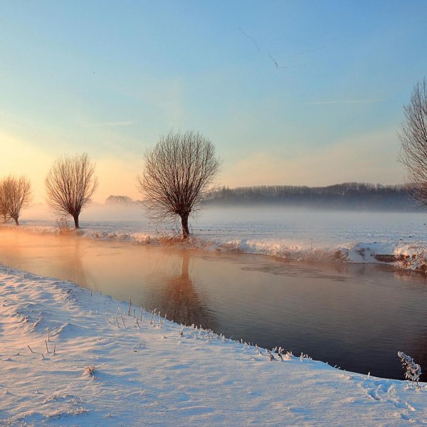 зимняя речка