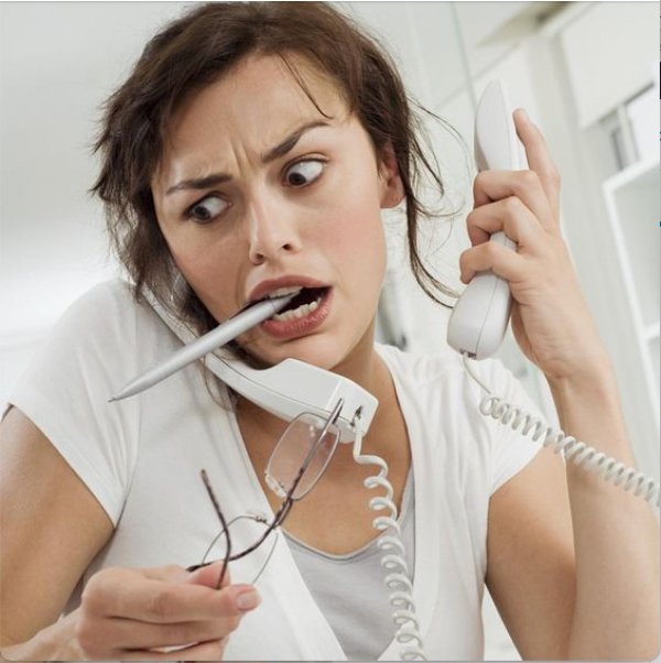 уставшая женщина