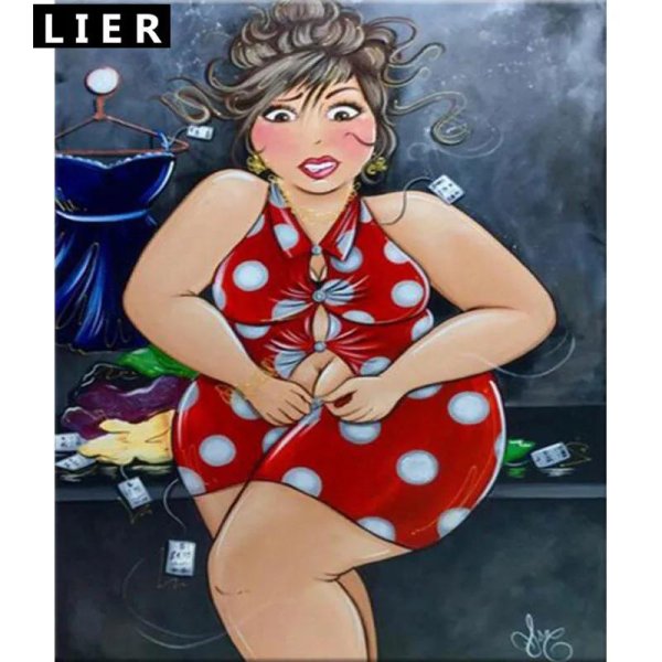 веселая толстушка