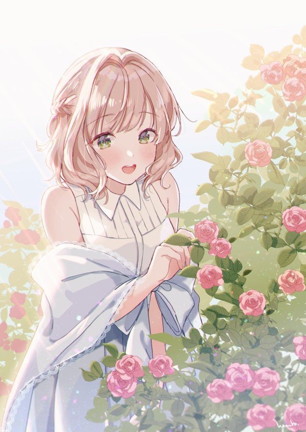 цветочки аниме