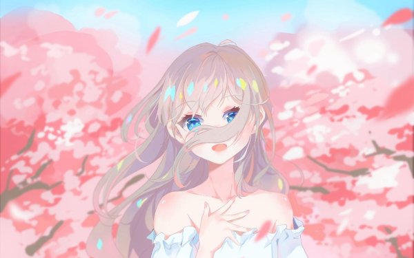 аниме лепестки