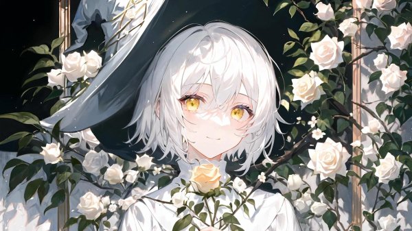 цветок аниме