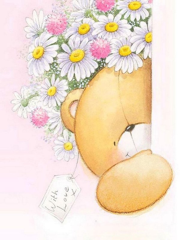 милая открытка на день рождения