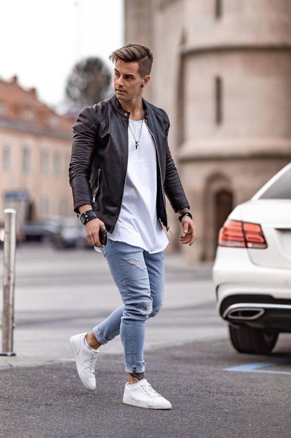 модные мужские луки