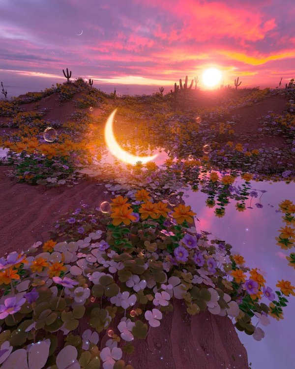 волшебный закат