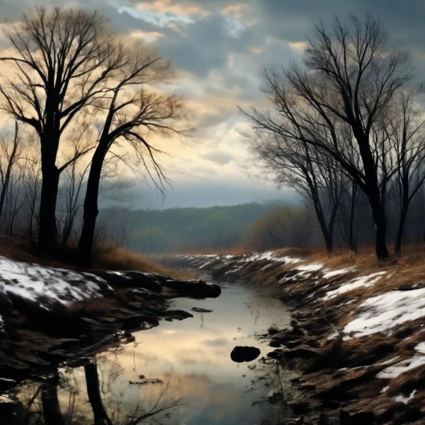 зима пейзажи