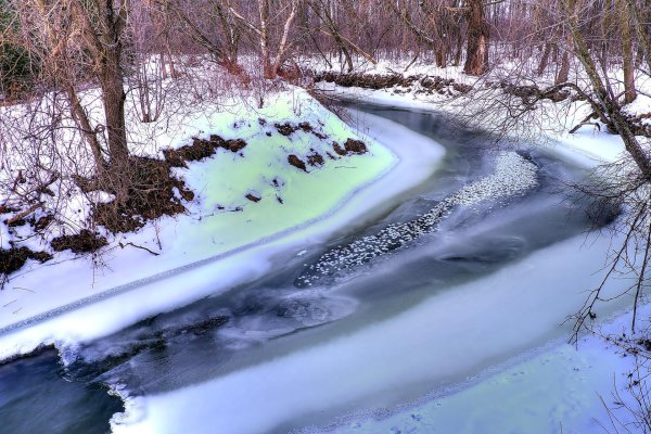 лед на реке