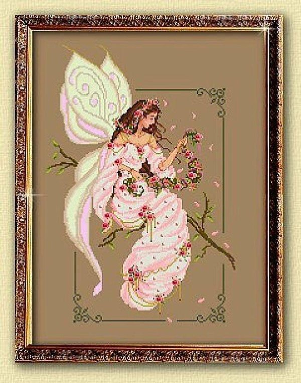 ангел вышивка