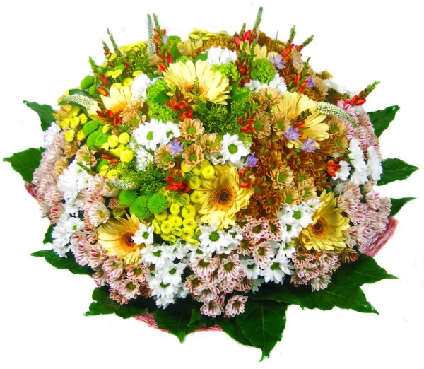 цветочные композиции с хризантемами