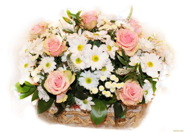 корзинка с цветами