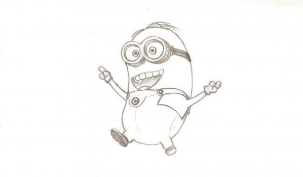 рисунок миньон