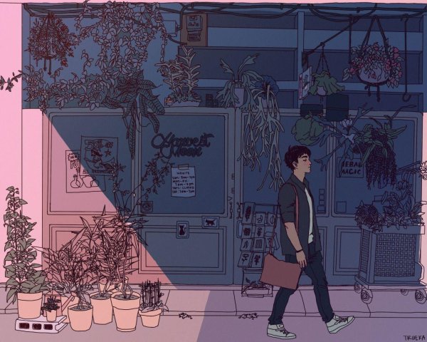 иллюстрации в стиле lo fi