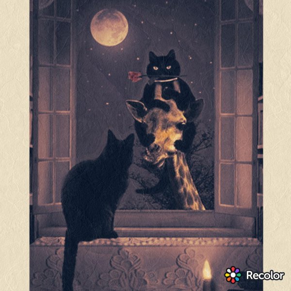 кошачий арт