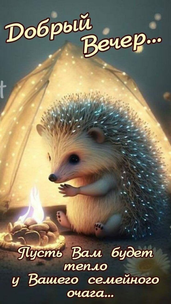 спокойной ночи ежик
