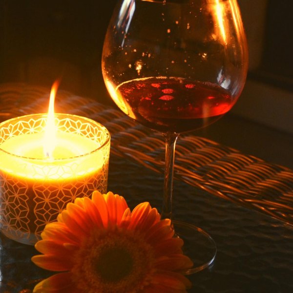 свечи вино
