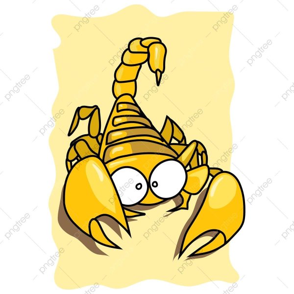 скорпион мультяшный