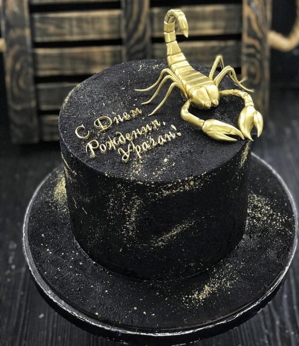 торт со скорпионом