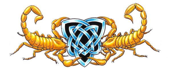 скорпион рисунки