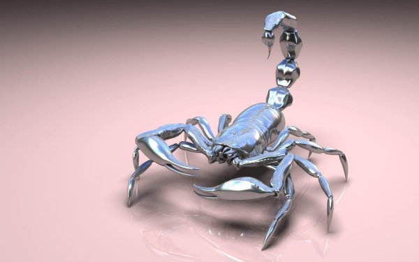 скорпион из металла
