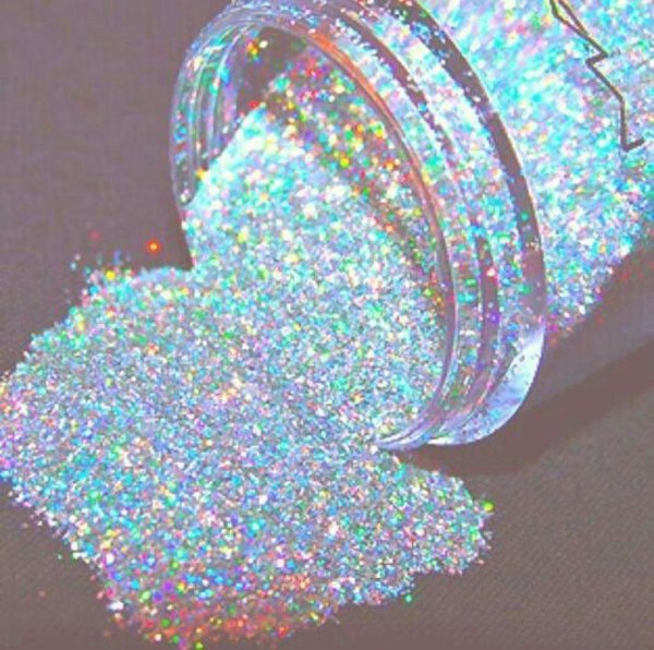 глиттер holographic silver