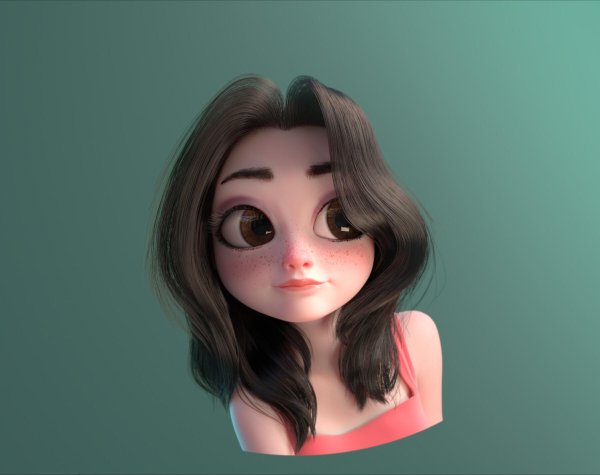 красивые девушки мультяшки