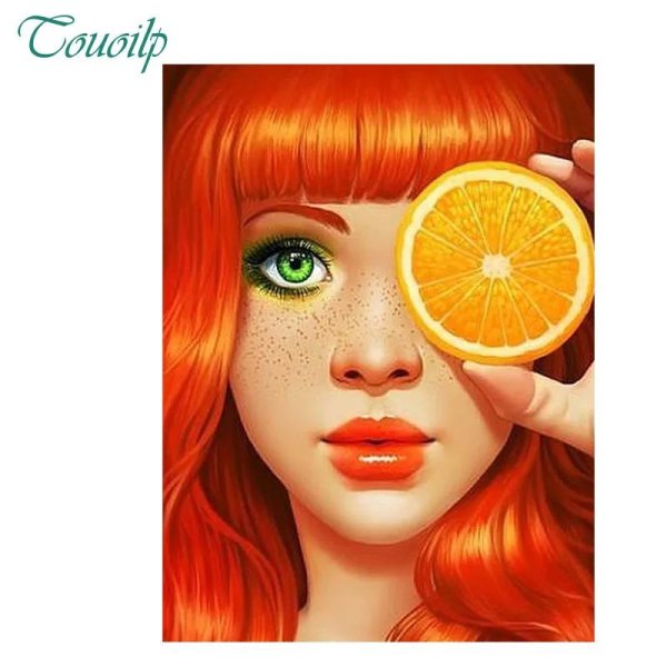 рыжая девушка