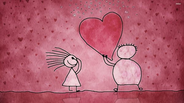 рисунок о любви