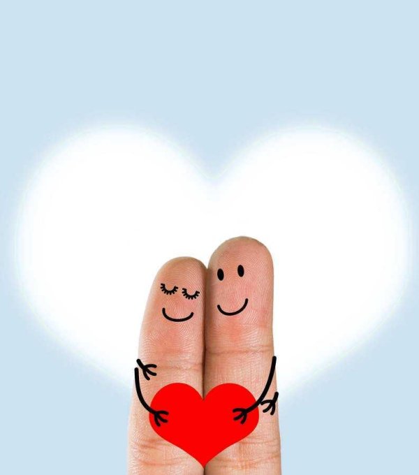 пальчики обнимаются