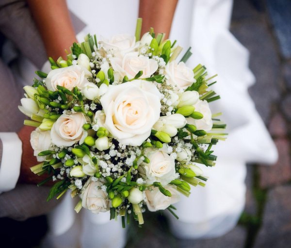 свадебные букеты невесты