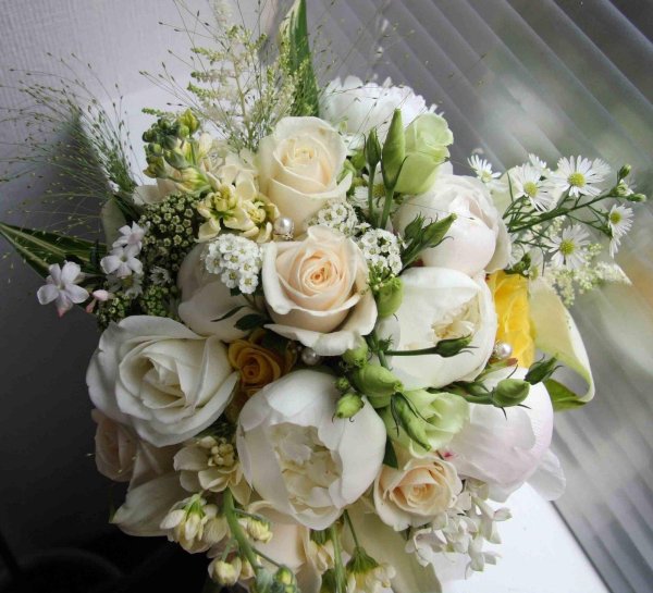 свадебные букеты цветов