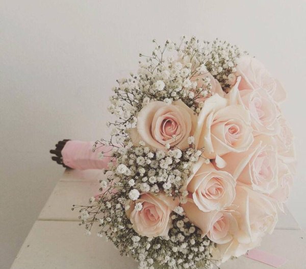 гипсофилы свадебный букет