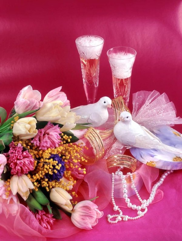 свадьба открытки красивые