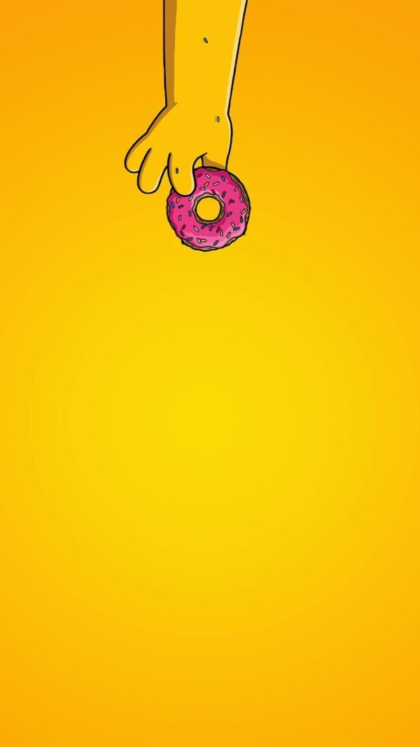 симпсоны пончик