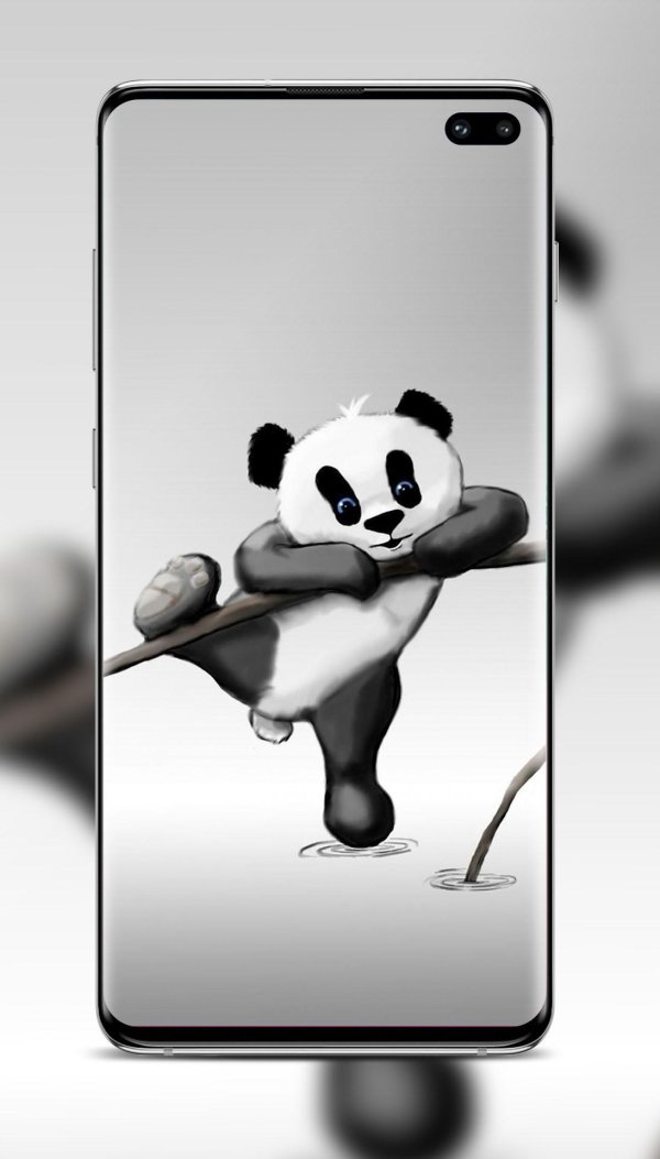 панда мультяшная