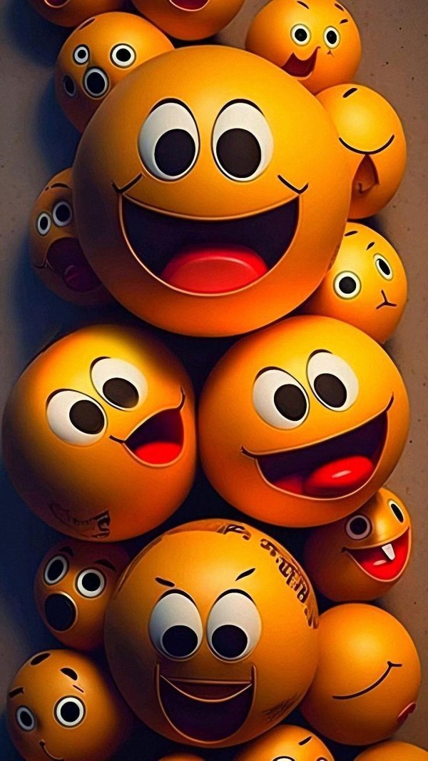 смайлики много