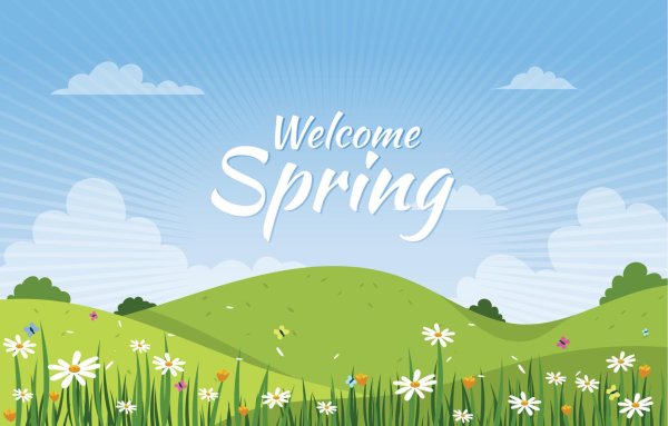 пейзаж векторный