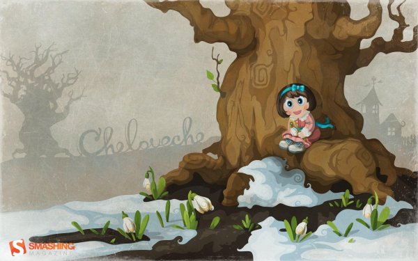 сказочное зимнее дерево