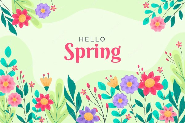 hello spring обои