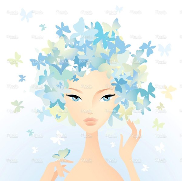 лицо девушки весны