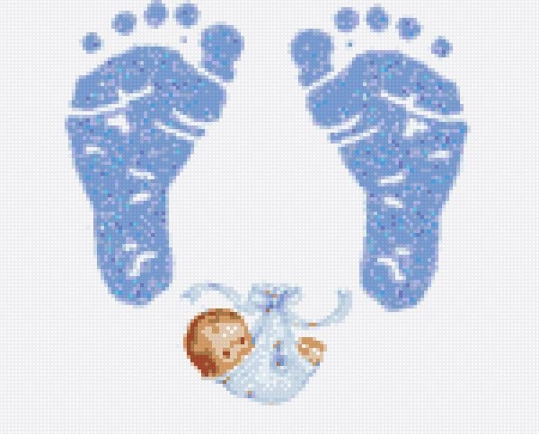 отпечатки ножек