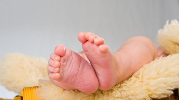 пятки младенца