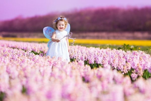 цветы девочке