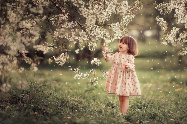 маленькая девочка красивая