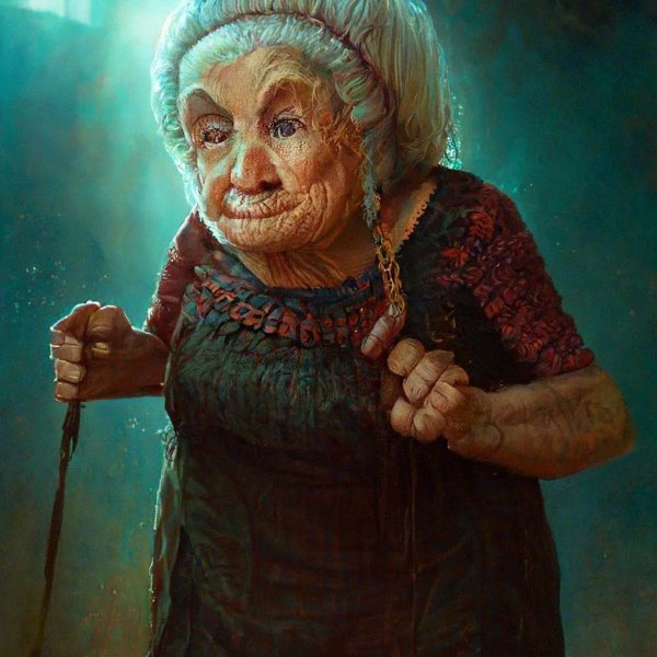 сумасшедшая бабка